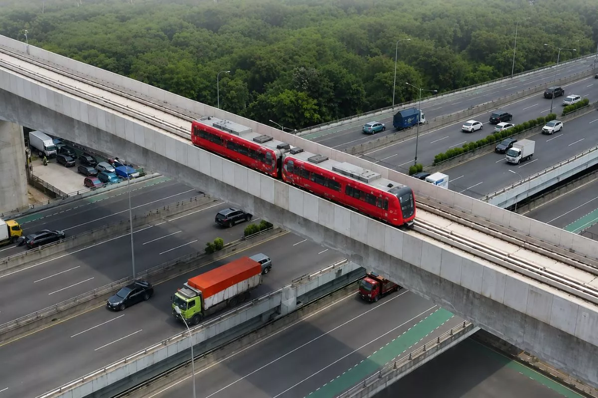 Waskita Karya Targetkan Konstruksi LRT Jakarta 1B Rampung Bulan Ini