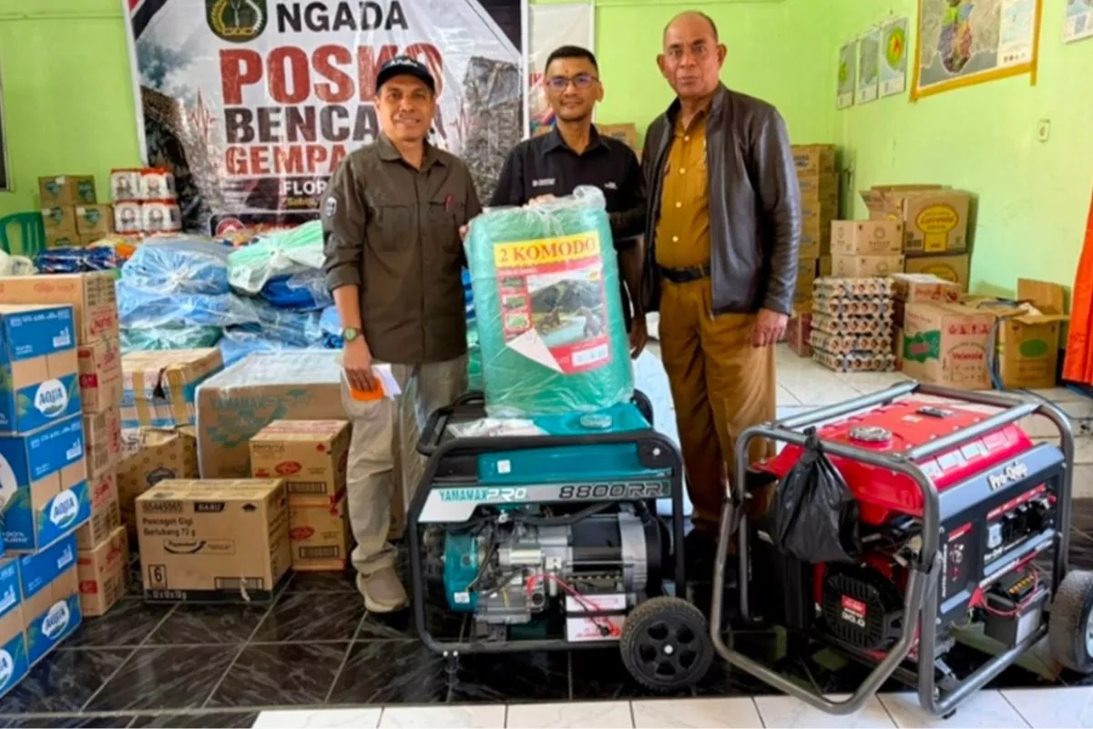 Bantu Korban Gempa Flores, TASPEN Salurkan Sembako hingga Genset