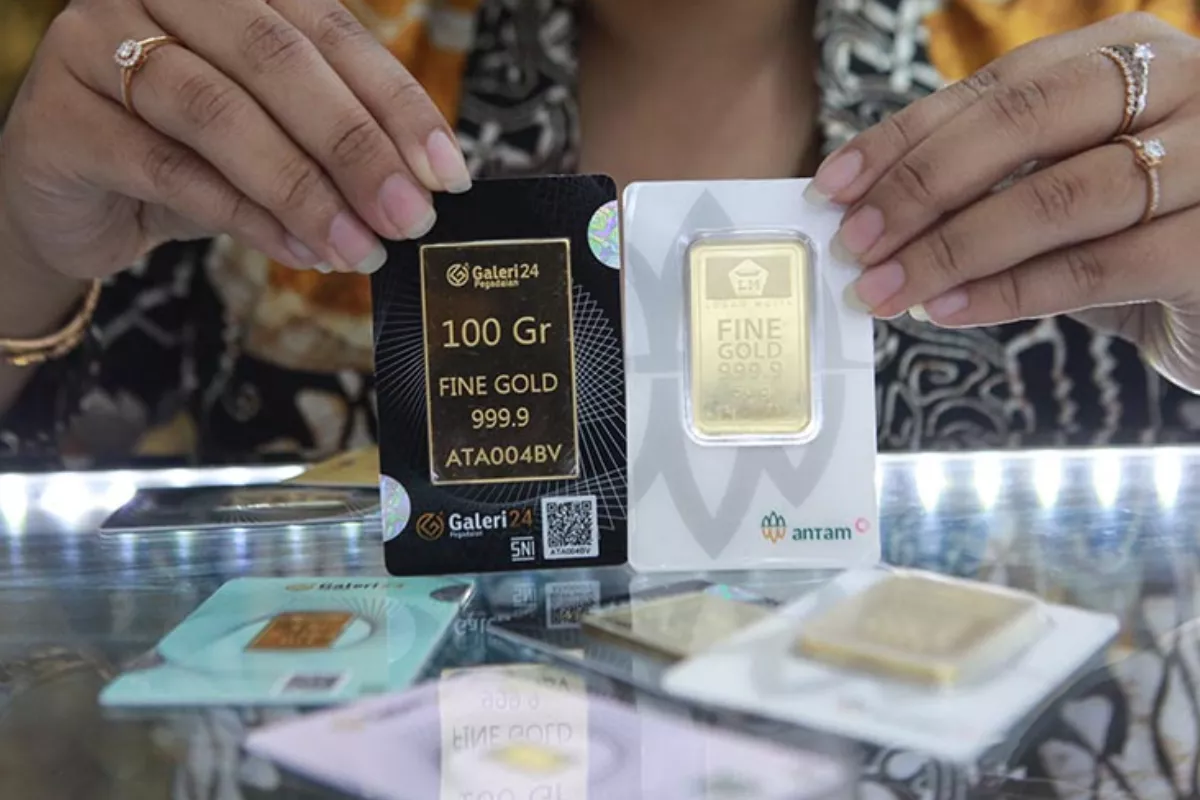 Harga Emas UBS Antam dan Galeri24 di Pegadaian Kompak Turun Hari Ini