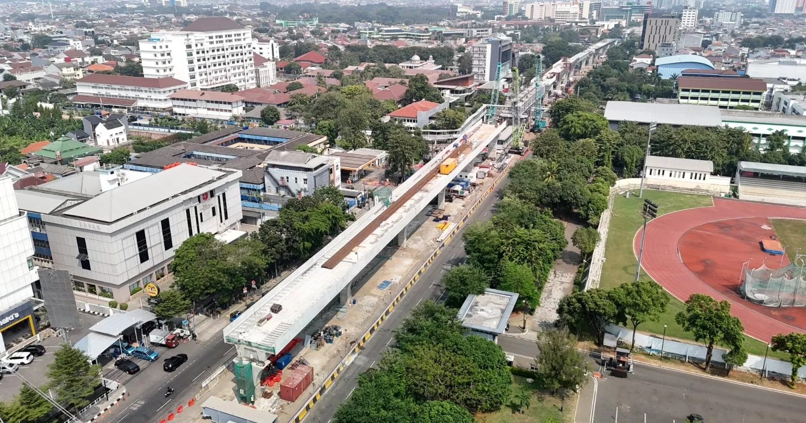 Progres Pembangunan LRT Jakarta Rute Velodrome ke Manggarai Target Operasi Tahun 2026