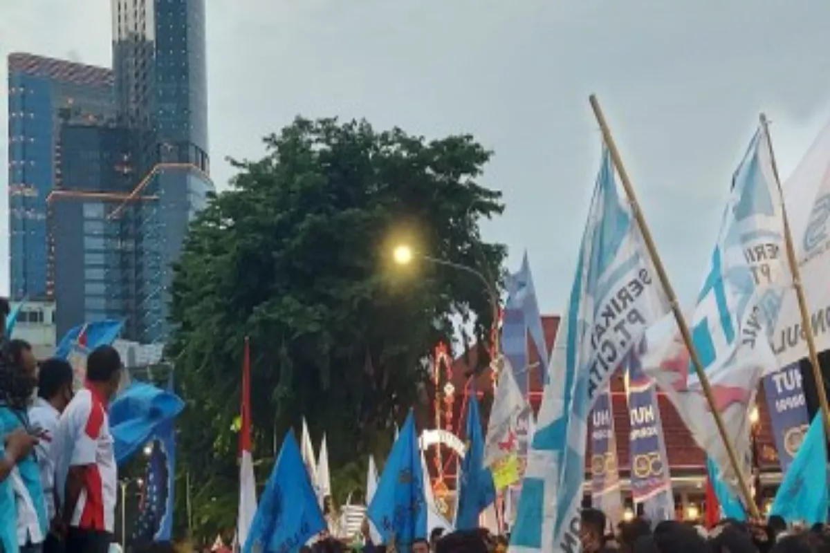 Hindari Macet, Ini Rekayasa Lalu Lintas Demo Hari Buruh Surabaya