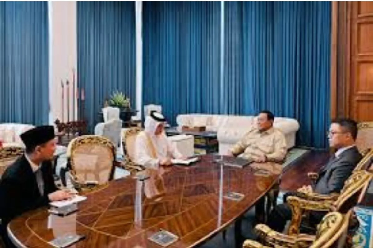 Prabowo Terima Menlu Qatar Bahas Investasi dan 50 Tahun Hubungan