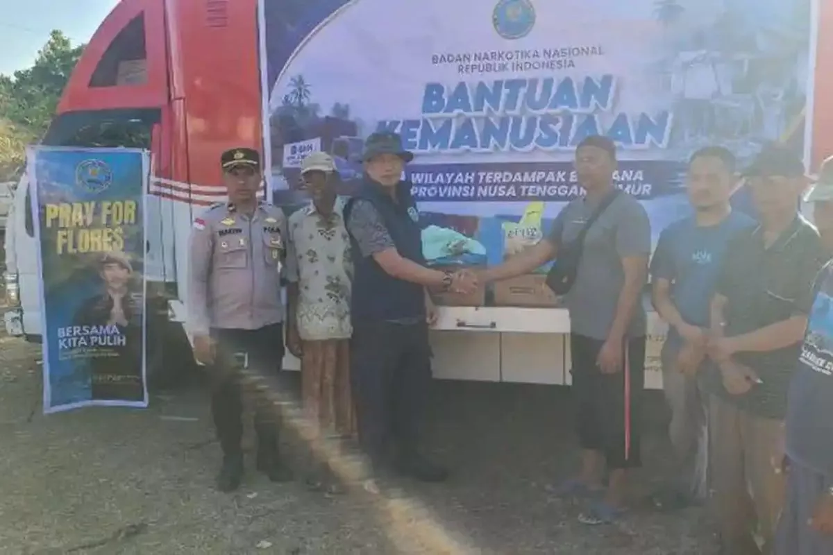 BNN RI Salurkan Logistik untuk Warga Terdampak Gempa Flores di 4 Titik