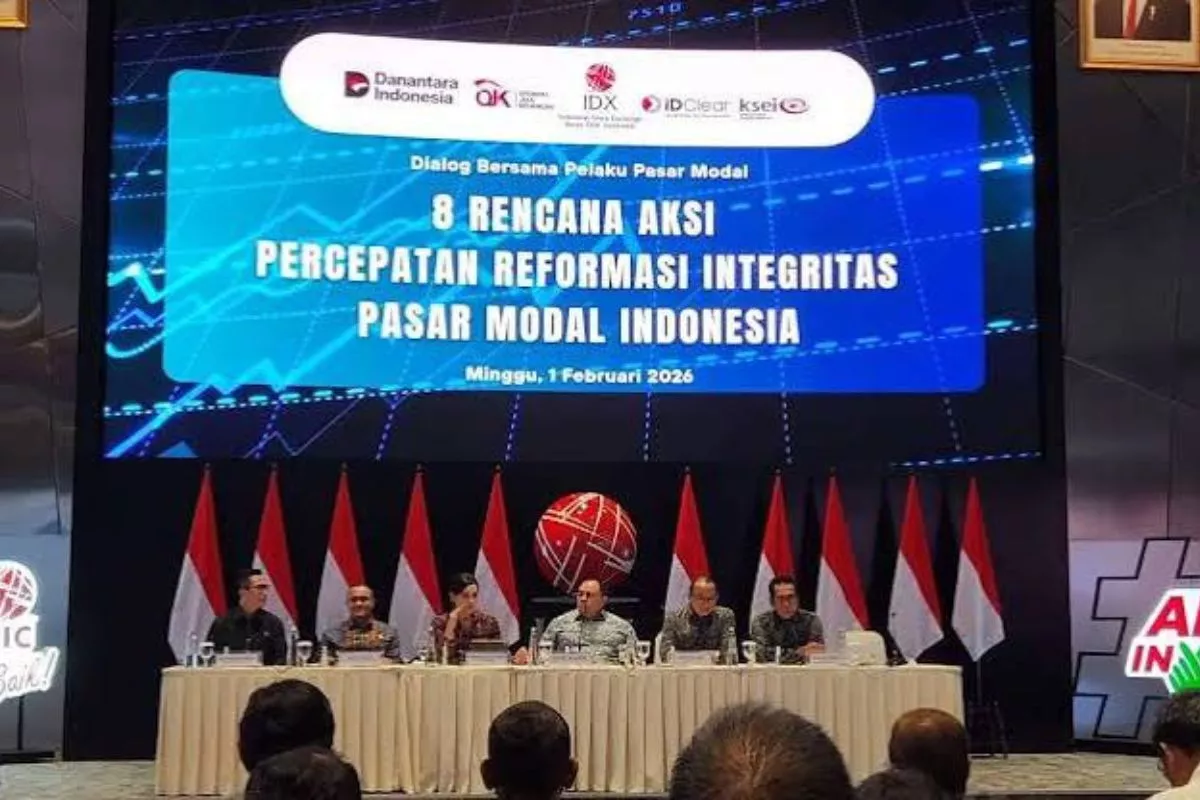 Penghimpunan Dana Pasar Modal Semester I/2026 Tembus Rp112,67 T