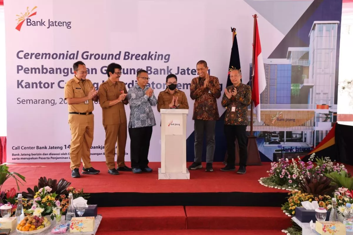 Bank Jateng Bangun Gedung 4 Lantai di Semarang Dorong Ekonomi