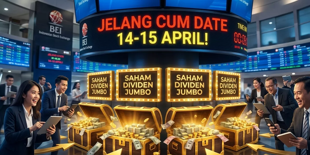 Jelang Cum Date 14-15 April 4 Saham Dividen Jumbo Ini Menarik Diburu Investor