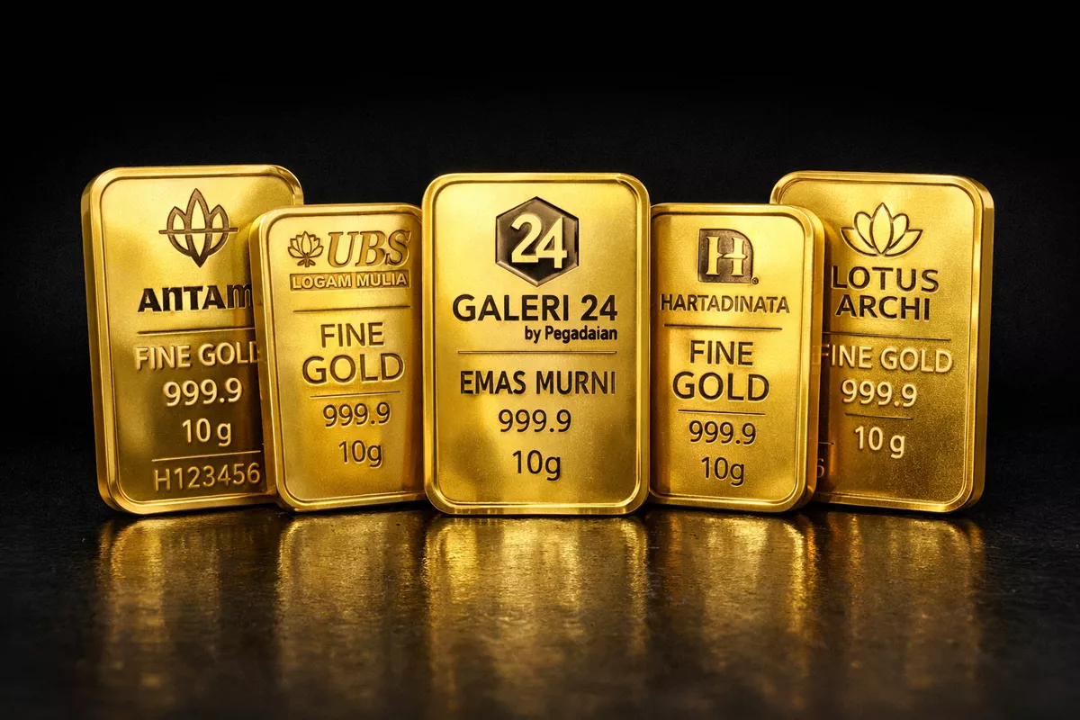 Harga Emas Antam dan UBS di Pegadaian Turun Tajam Pada 28 Mei 2026