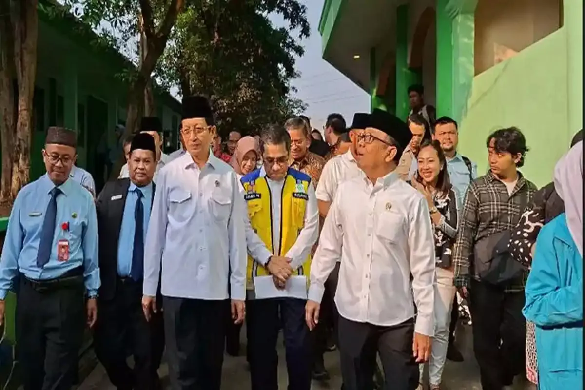 Menko PMK dan Menag Tinjau Revitalisasi MTs Negeri Kota Bogor
