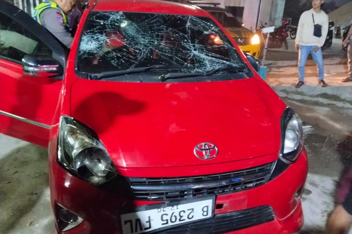 Diduga Dikejar Massa, Pengemudi Agya Merah Diamankan Polsek Legok