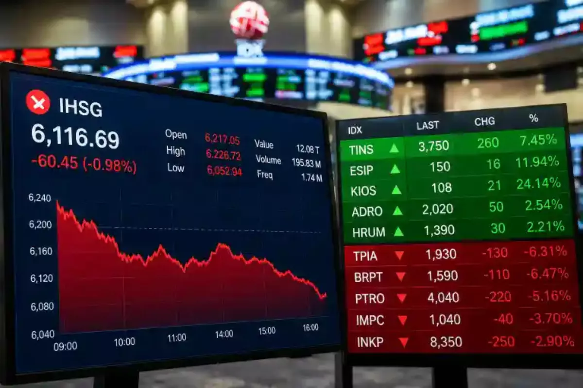 IHSG 23 Juni 2026 Masih Berpotensi Koreksi, Analis Soroti Level Teknis