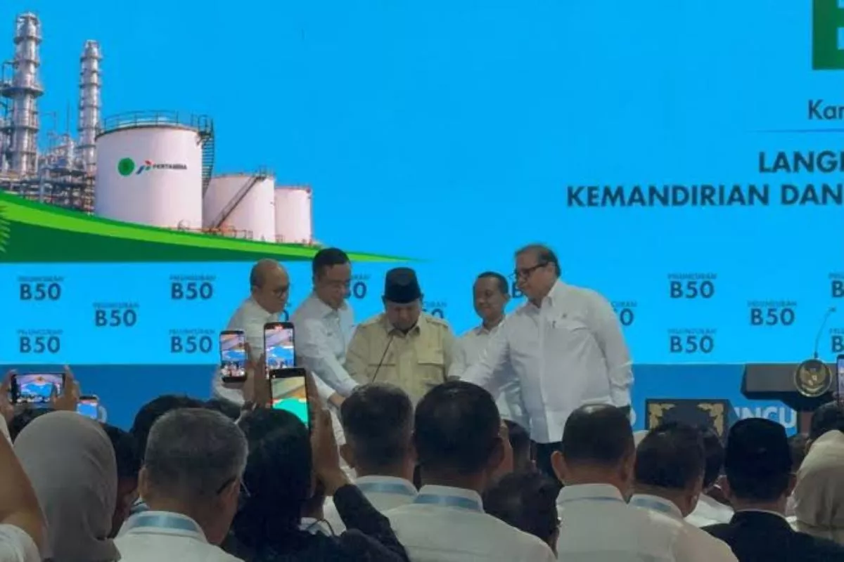 Presiden Prabowo Resmikan B50, Indonesia Kini Tak Perlu Impor Solar