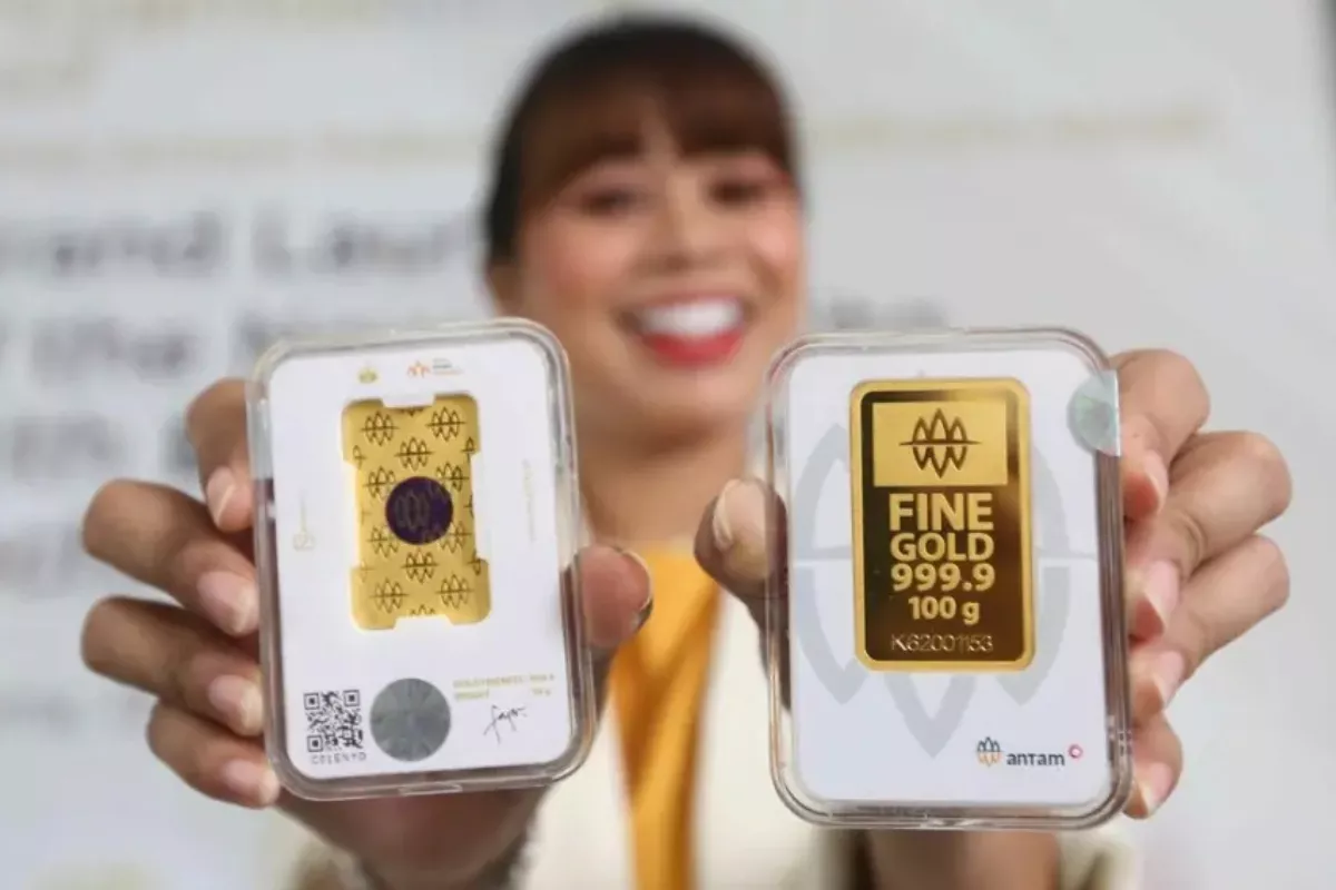 Harga Emas Antam Turun Rp5.000 Menjadi Rp2.764.000 per Gram pada Senin