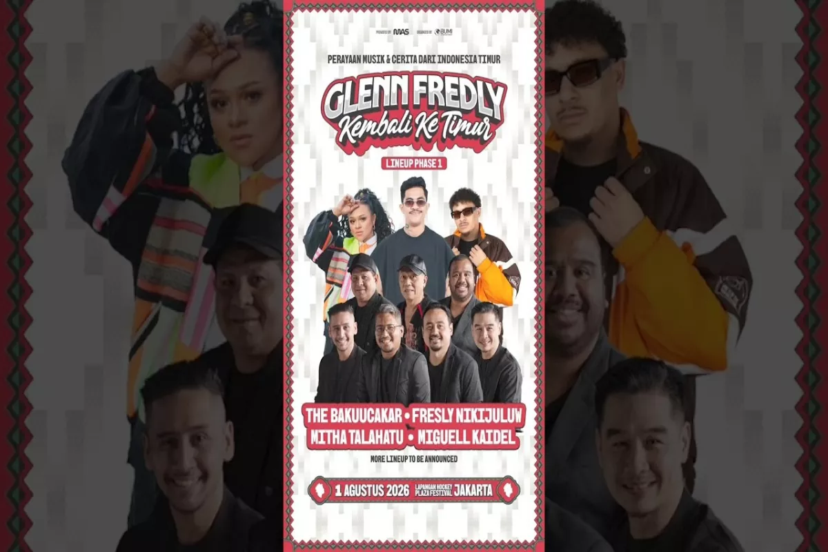 Musisi Top di Lineup Phase 1 Konser Glenn Fredly Kembali ke Timur