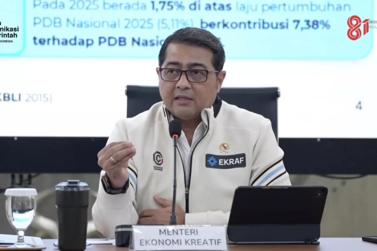 Kemenekraf Targetkan Ekonomi Kreatif Sokong Pertumbuhan 6 Persen