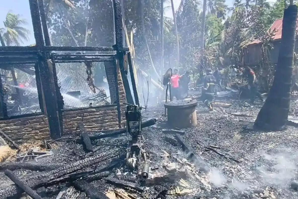 Kebakaran Rumah Panggung di Polman, 3 Orang Meninggal Dunia