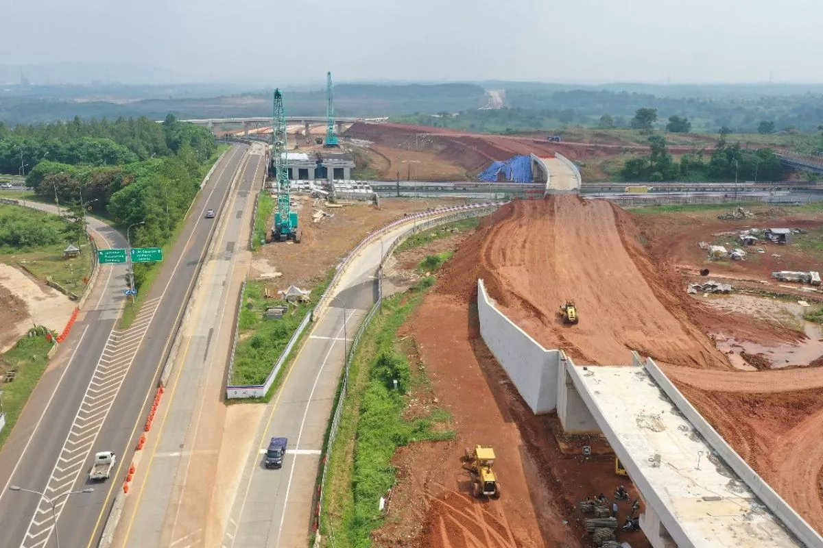HKI Kebut Pembangunan Tol Japek II Selatan Hingga 84 Persen