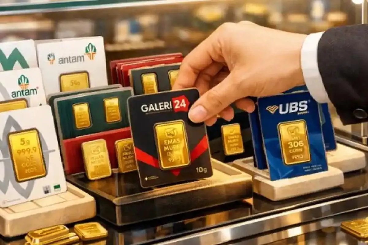 Harga Emas Antam, UBS, dan Galeri 24 di Pegadaian Stagnan Per 15 Juni 2026