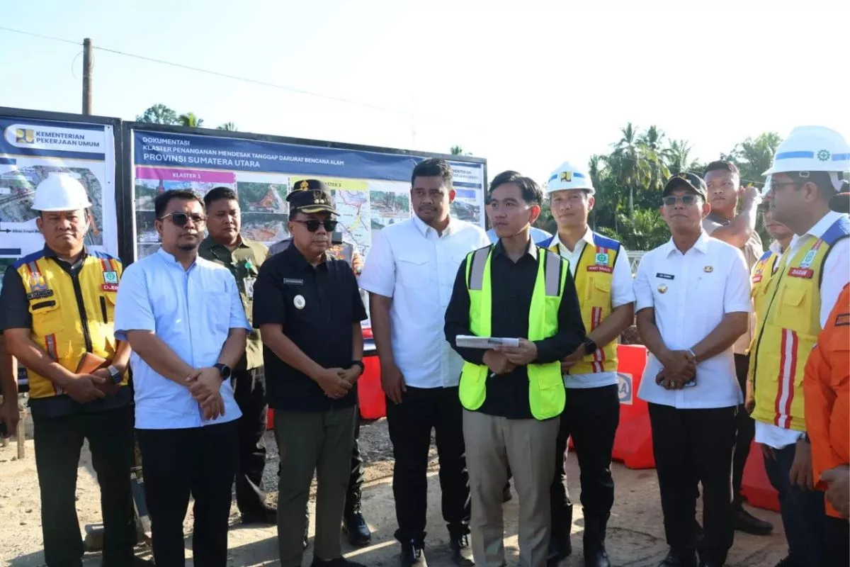 Kunker Wapres Gibran Tinjau Huntap dan Infrastruktur Bencana di Sumut