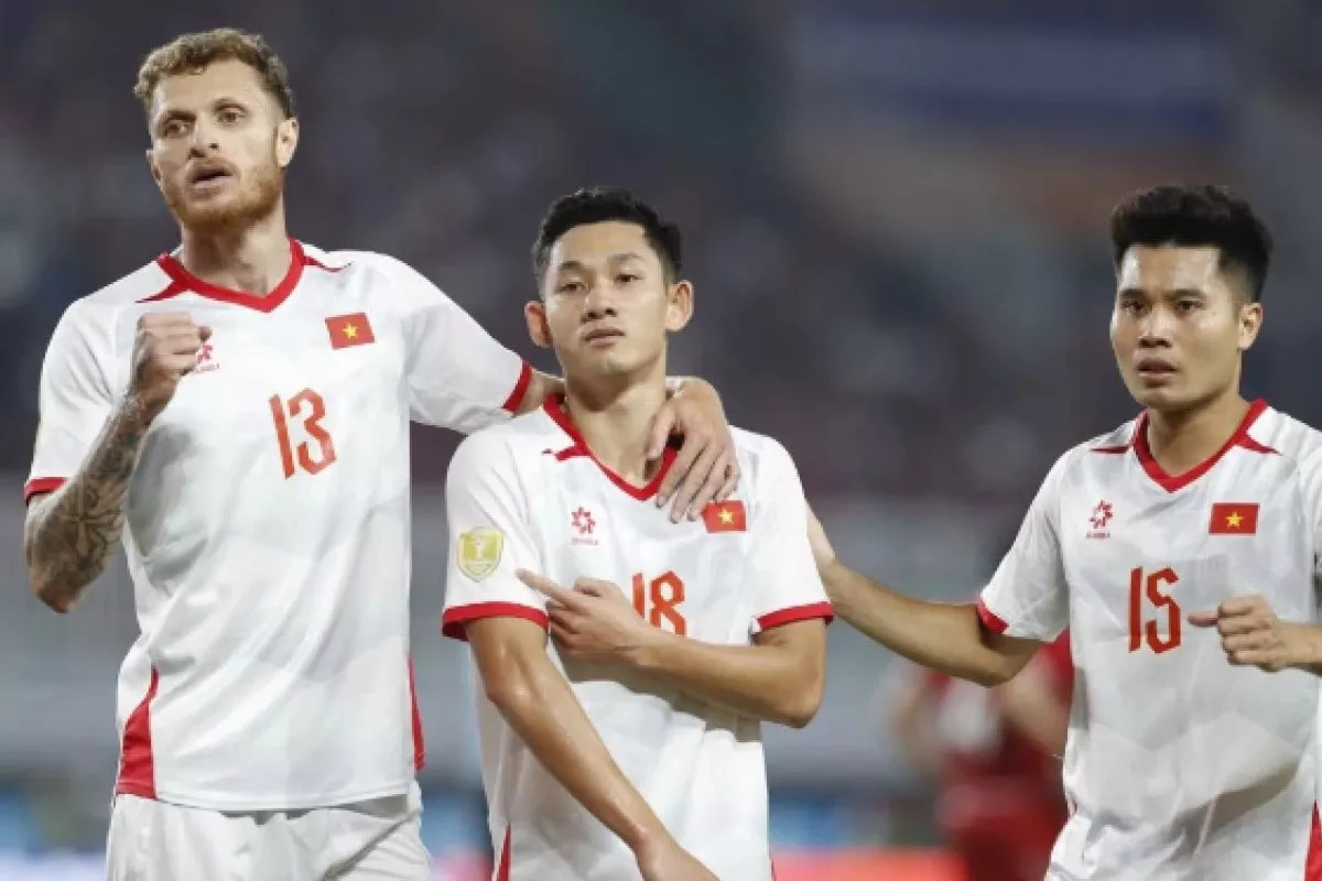 Selebrasi Nguyen Hai Long Curi Perhatian Usai Bobol Timnas Indonesia
