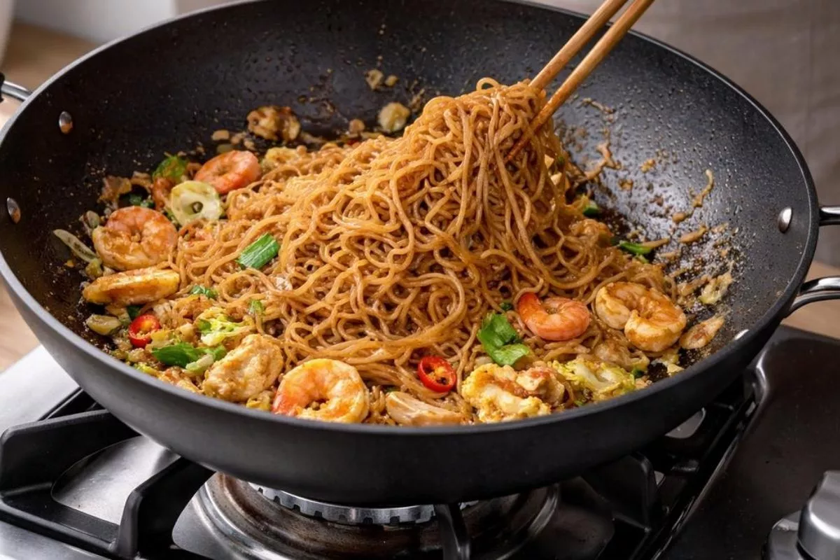 Tips Memasak Mie Goreng Agar Tidak Lembek, Putus, dan Lengket di Wajan