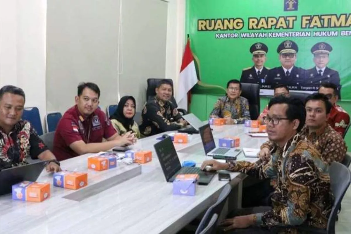 Kemenkum Bengkulu Kawal Harmonisasi Raperda Retribusi Bengkulu Selatan