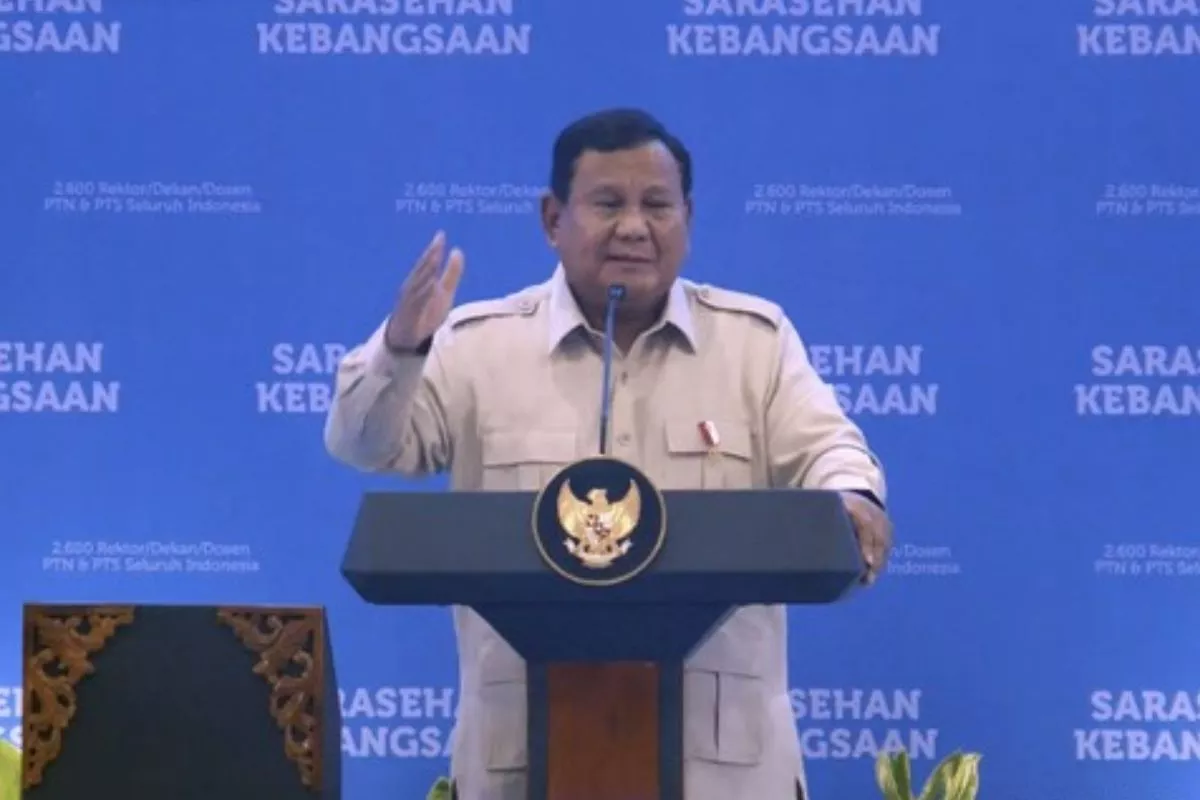 Presiden Prabowo Sambut Ragam Usulan Profesor dan Rektor KSTI