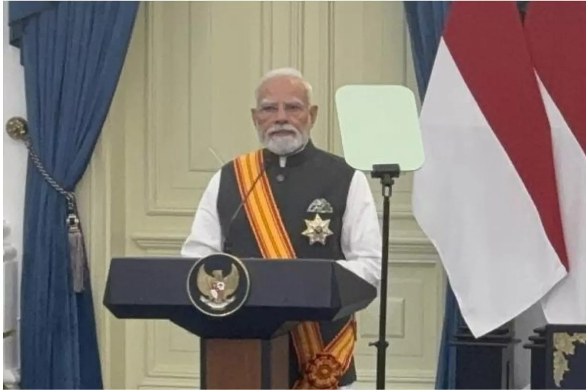 PM India Narendra Modi Tiba di DPR, Disambut Prabowo-Gibran