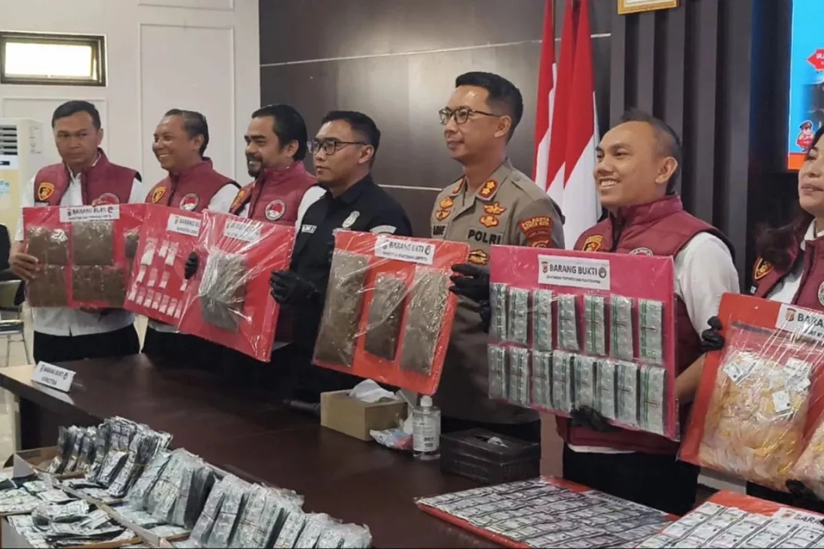 Polresta Bogor Ungkap 61 Kasus Narkoba, 68 Pengedar Ditangkap