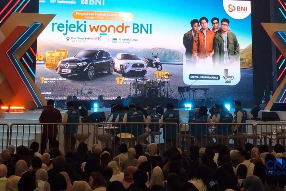 BNI Helat wondrX 2026 Bagikan Mobil Mewah