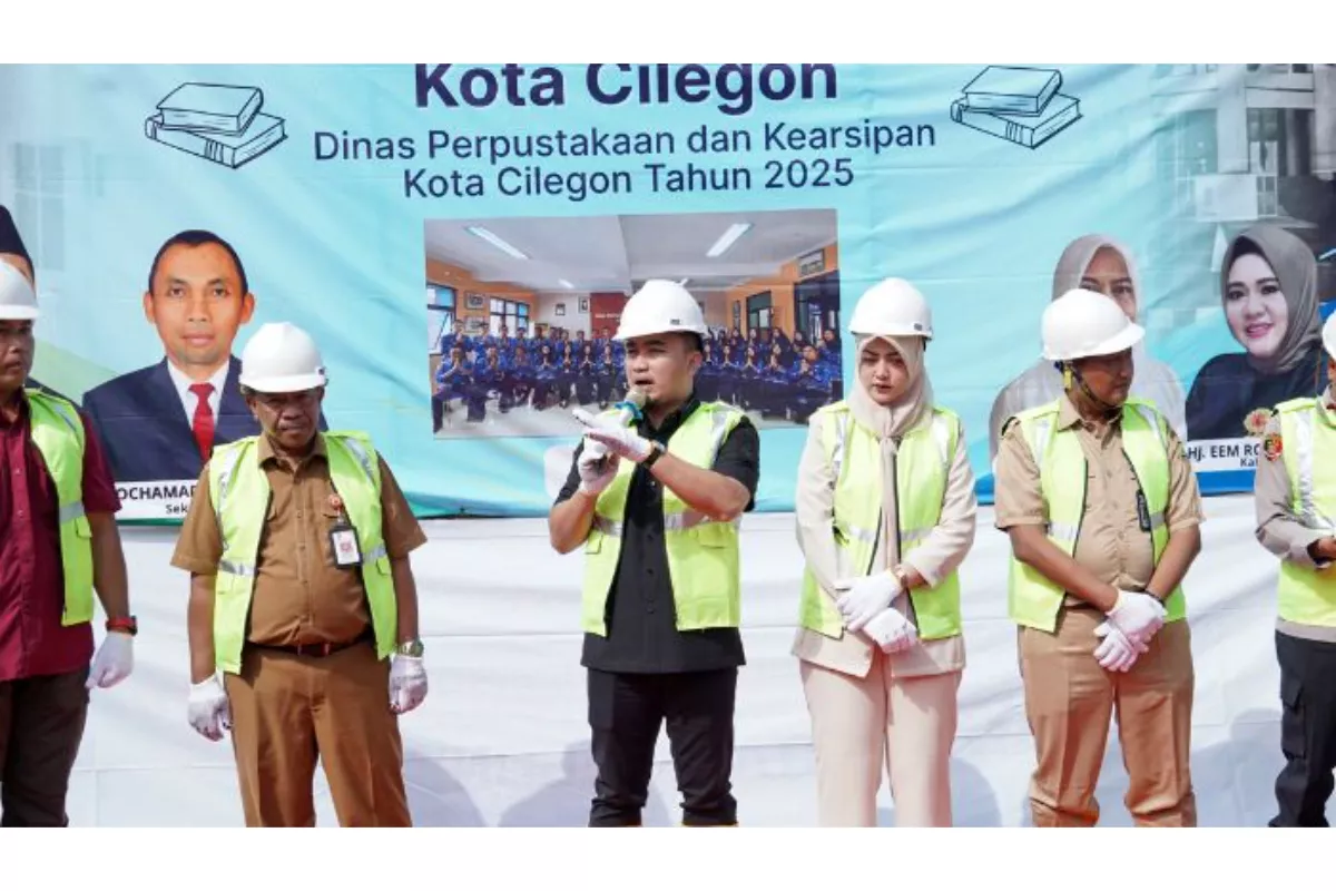 Pembangunan Gedung Perpustakaan Daerah Kota Cilegon Resmi Dimulai