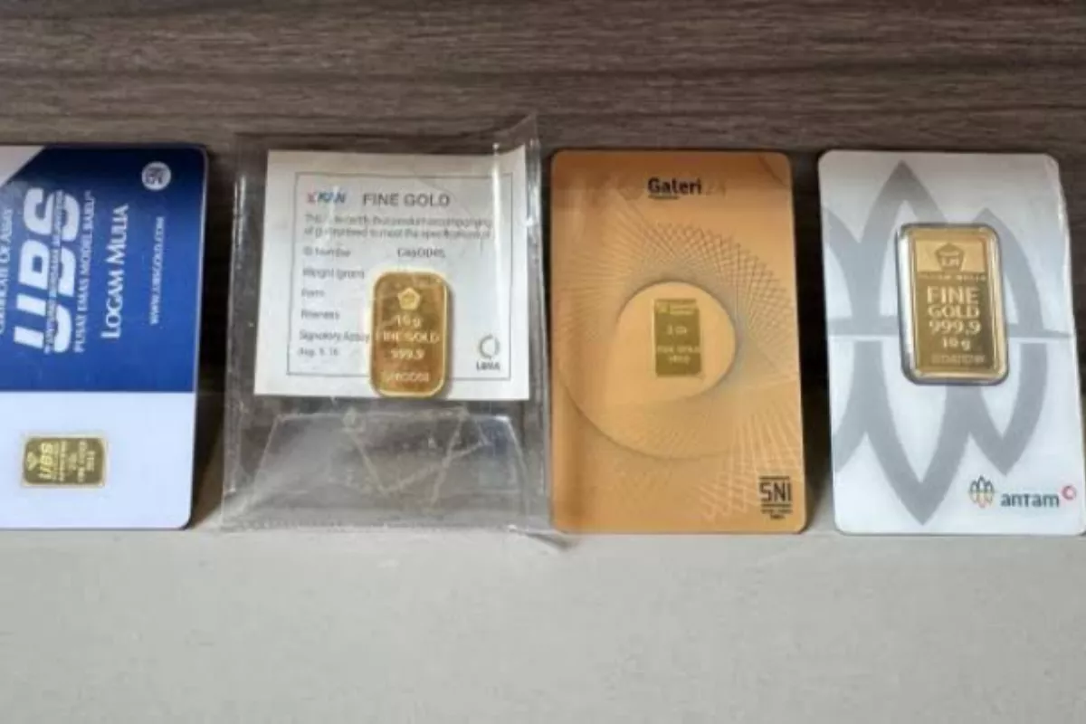 Harga Emas Antam, Galeri 24, dan UBS di Pegadaian Bervariasi Hari Ini