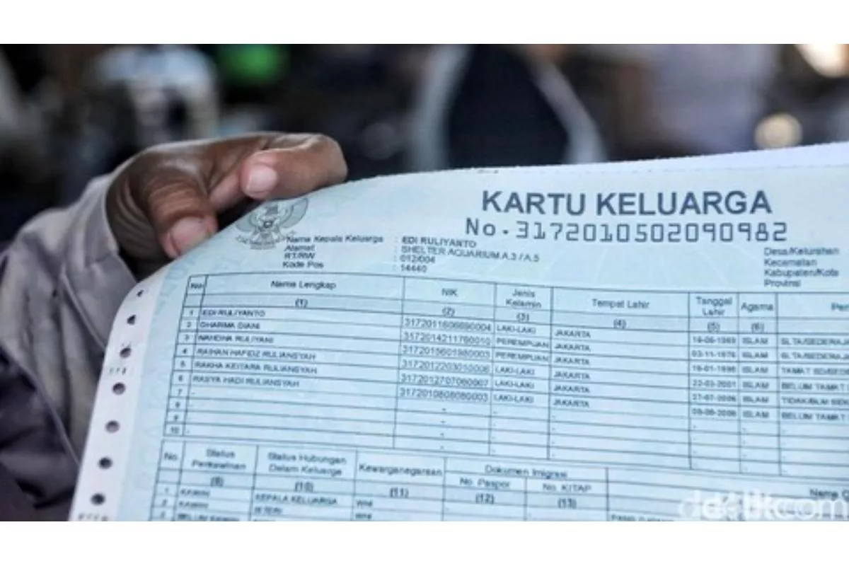 Cara Ganti Kartu Keluarga Hilang atau Rusak Sesuai Aturan Dukcapil