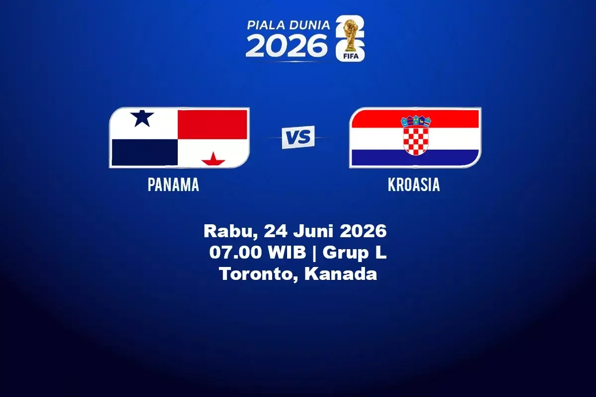 Siaran Langsung Panama vs Kroasia di Piala Dunia 2026 Pagi Ini