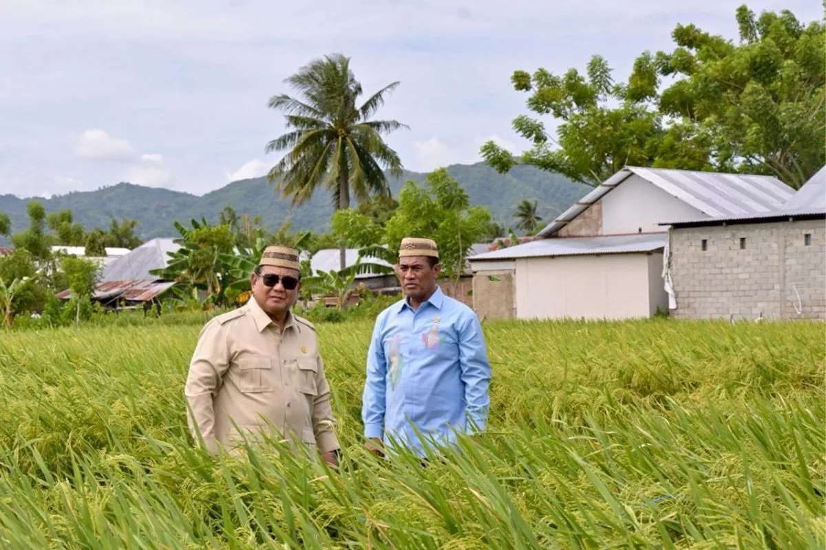 Presiden Prabowo Hadiri Puncak Acara Penas KTNA XVII di Gorontalo