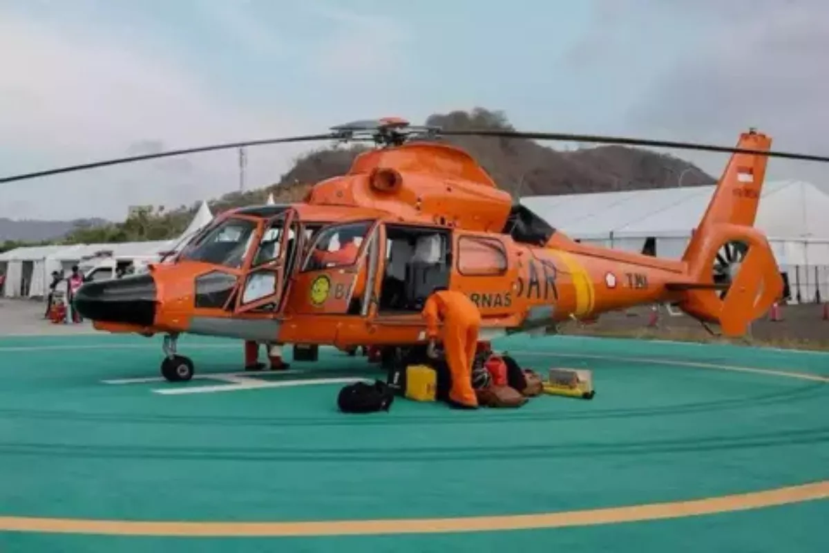 Basarnas Kerahkan Helikopter Cari 5 Wartawan Hilang di Selat Sunda