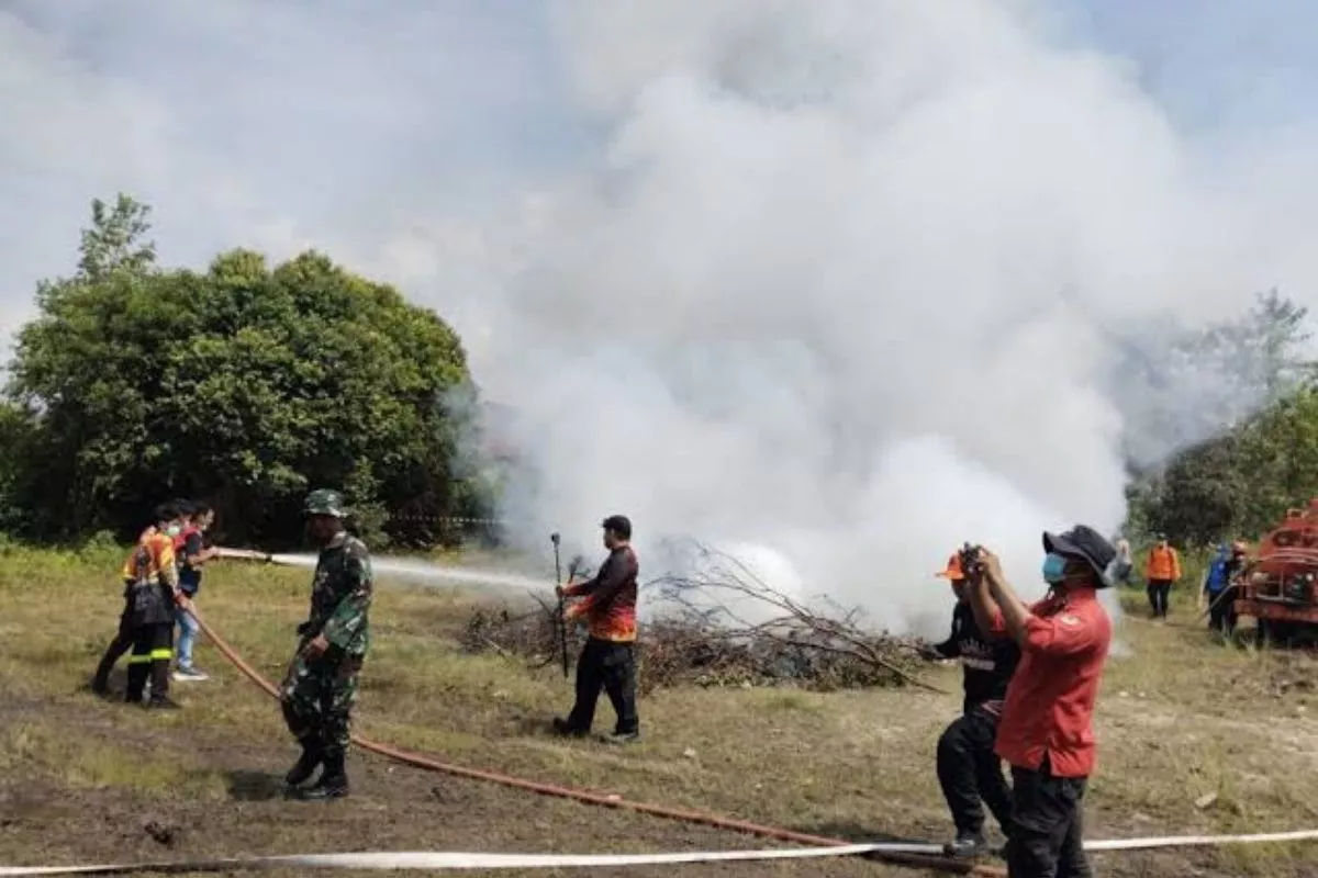 Anak Usaha TAPG Gelar Patroli Gabungan dan Simulasi Karhutla