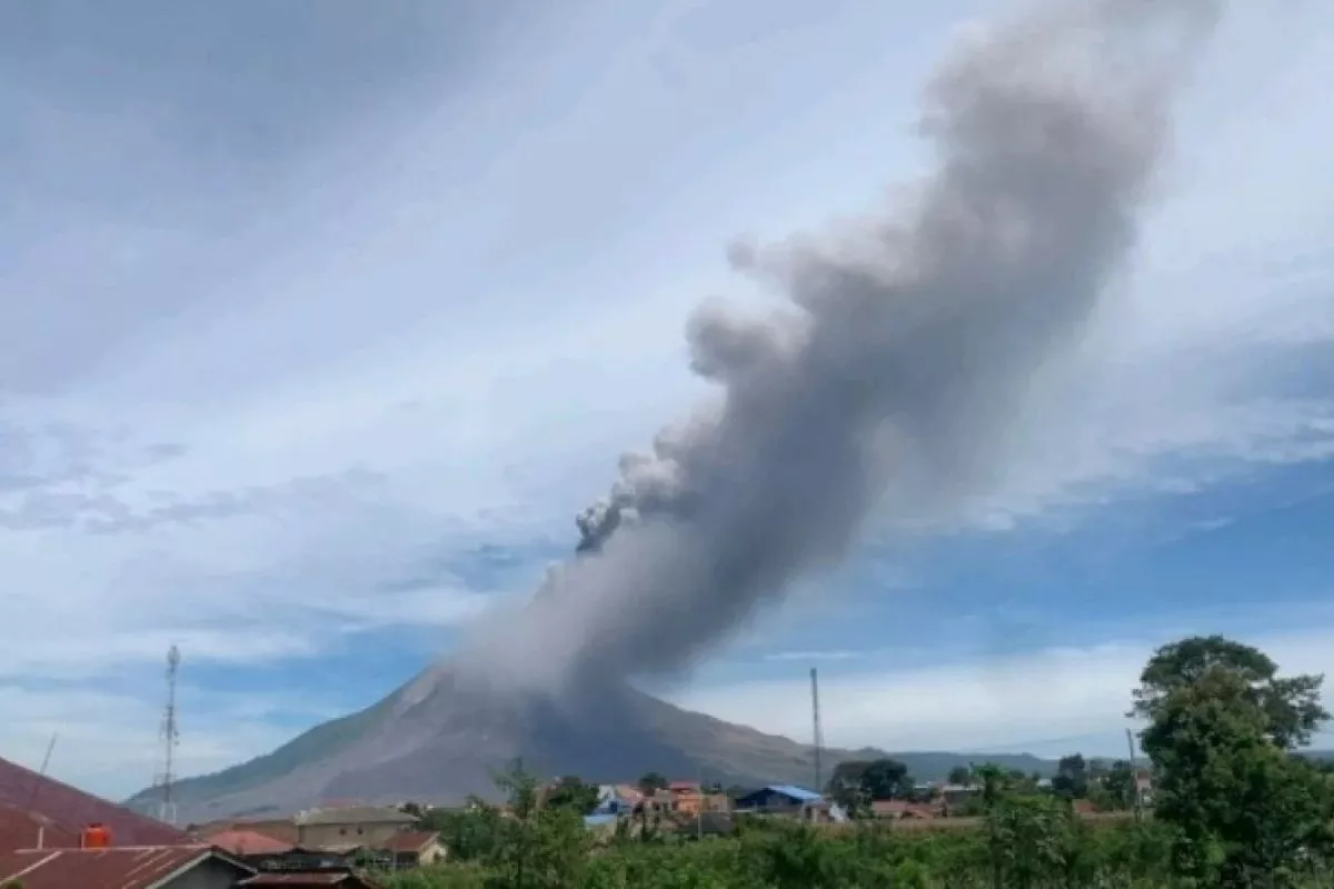 Gunung Sinabung Stabil, 650 Pengungsi Pulang dan Pertamina Salurkan Bantuan