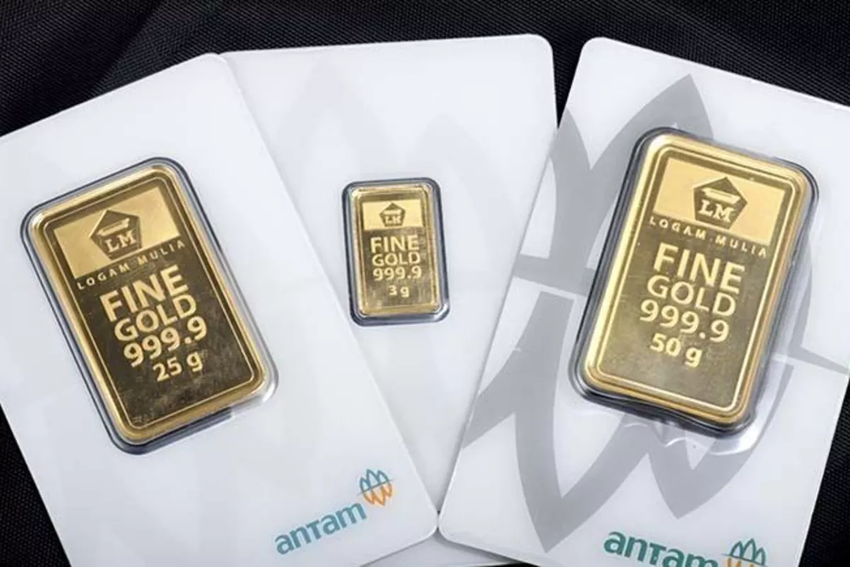 Pegadaian Catat Harga Emas Antam Turun, Buyback Ikut Melemah Hari Ini