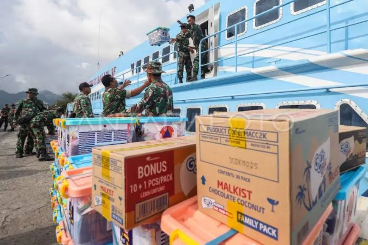 BNPB Salurkan 540 Paket Logistik untuk Korban Gempa di Buol Sulteng
