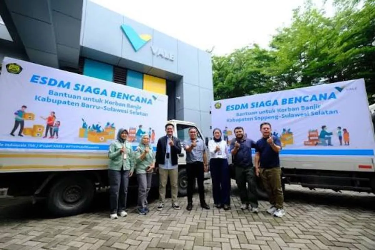 PT Vale Salurkan Bantuan Kemanusiaan Korban Gempa NTT di Manggarai