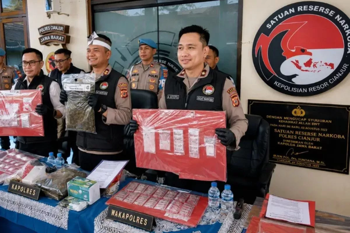 37 Pengangguran di Cianjur Diringkus Polisi Jadi Kurir Narkoba