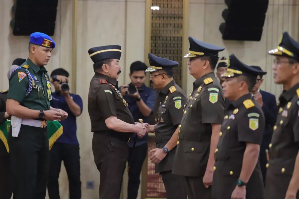 ST Burhanuddin Lantik Sejumlah Pejabat Utama Kejaksaan Agung