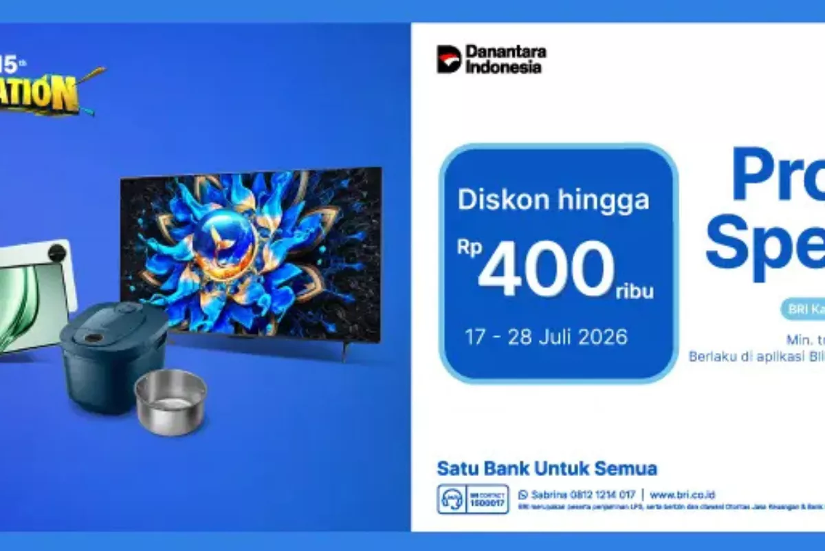 Belanja Rp 500 Ribu Pakai Kartu BRI Dapat Diskon Langsung 5 Persen
