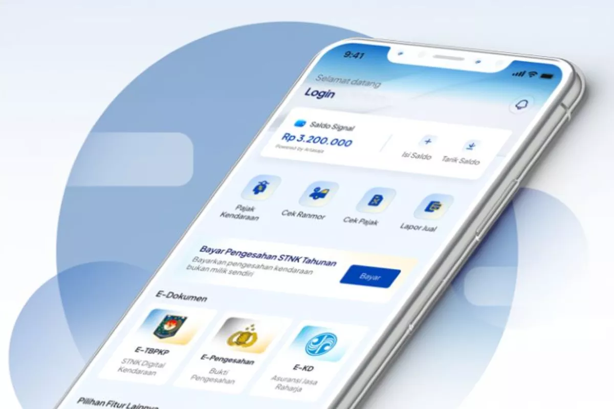 Aplikasi Signal Mudahkan Perpanjangan Pajak STNK Tahunan secara Online