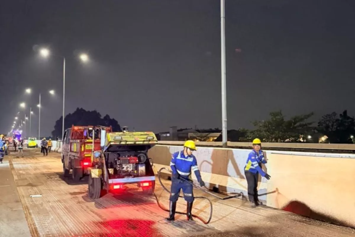 Pemeliharaan Jalan Tol Kunciran Serpong Dilakukan hingga Oktober 2026