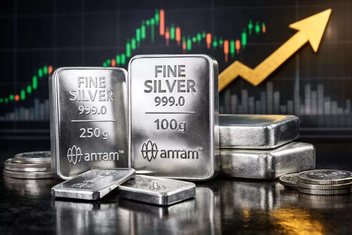Harga Perak ANTM Hari Ini 27 Juli 2026 Naik ke Rp 39.900 per Gram