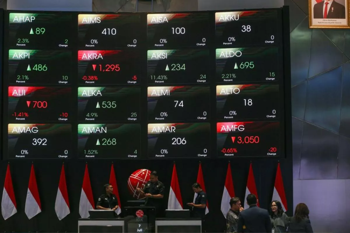 IHSG Anjlok 1,53% ke 6.267, Saham DEWA hingga MAPI Kompak Loyo