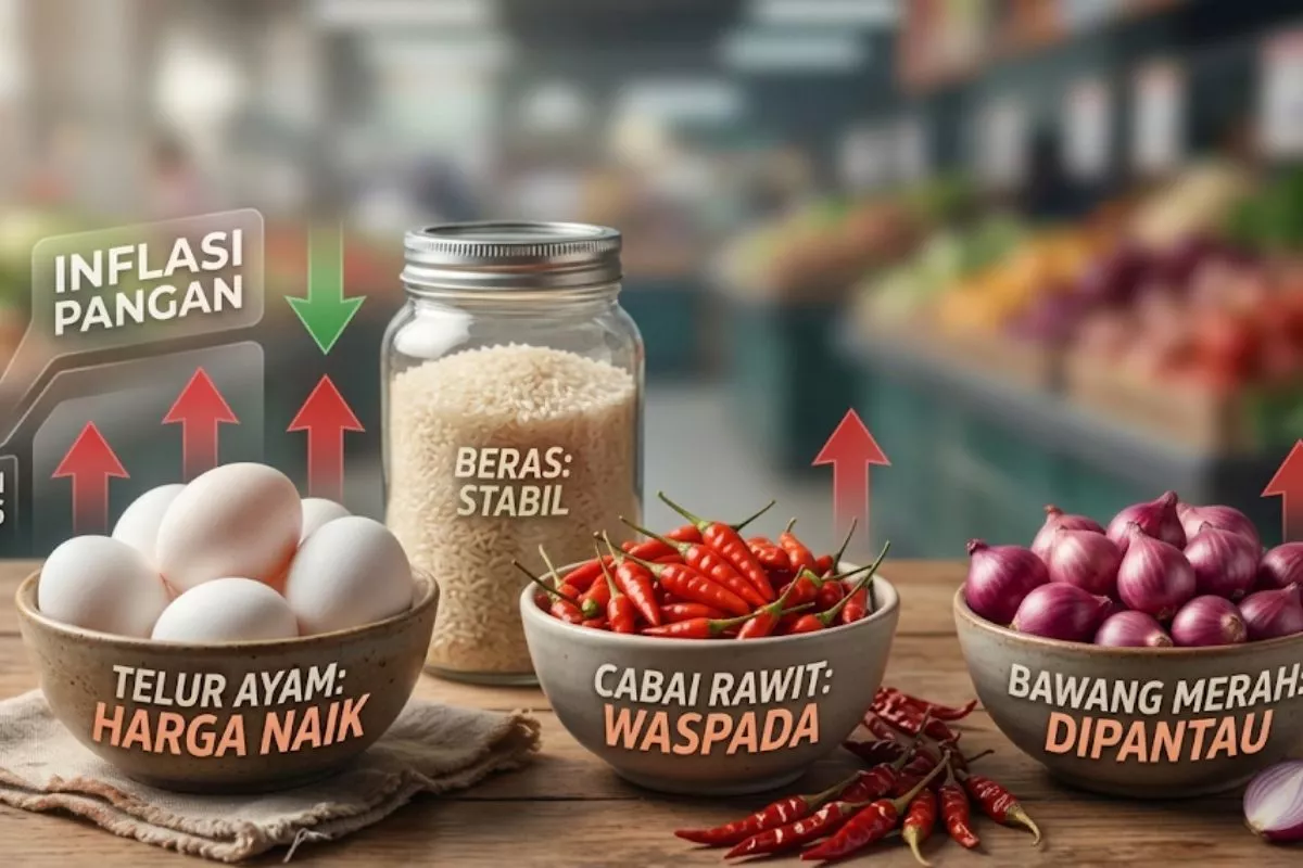 Harga Cabai hingga Gula Pasir Melonjak, BPS Ingatkan Risiko Inflasi