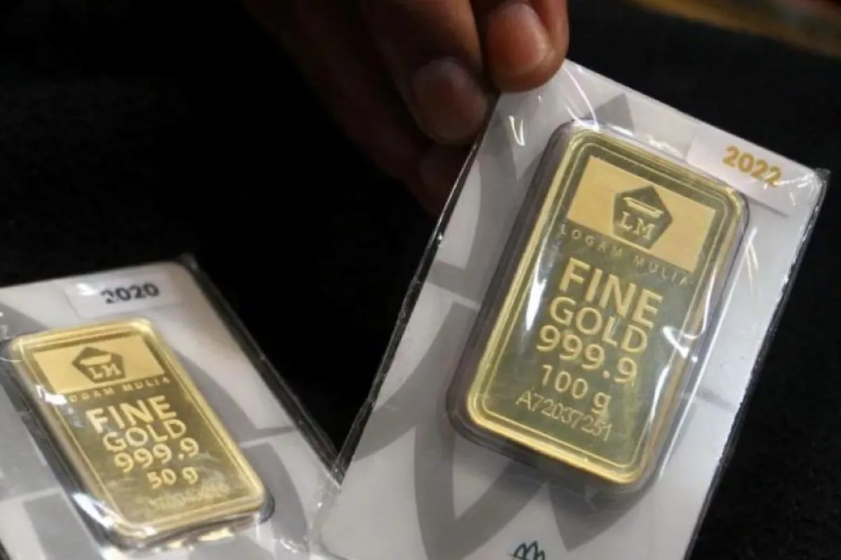 Harga Emas Antam Sabtu Meroket Rp40.000 Jadi Rp2,69 Juta/Gram