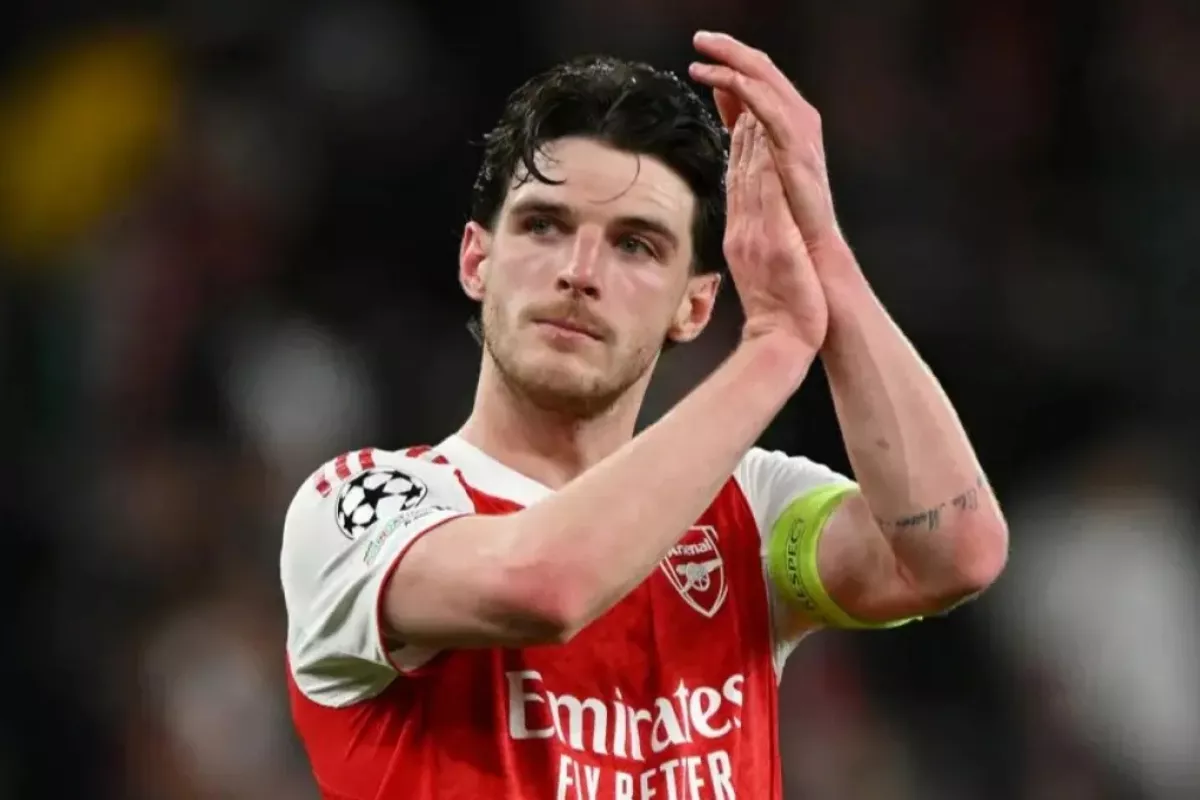 Arsenal Juara Liga Inggris, Declan Rice Luapkan Kegembiraan